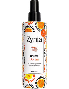 Brume Parfumée Divine Zynia 250ml – body splash sans alcool, senteurs intenses corps et cheveux