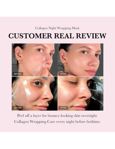 Masque Peel-Off PDRN Pink Caffeine Night Wrapping | Beautystore