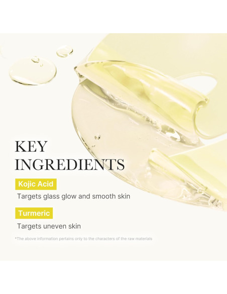 Masque Gel Kojic Acid "Turmeric Brightening Gel Mask" 1 unité