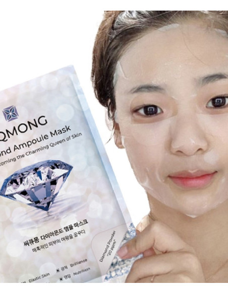 Masque en Tissu Coréen Diamond Ampoule CQMONG | Beautystore