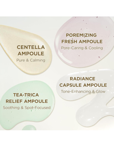 Coffret 4 Ampoules Centella Asiatica SKIN1004 | Beautystore