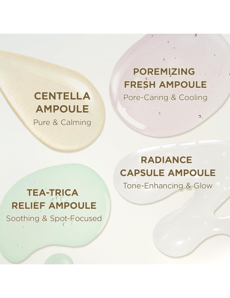 Coffret 4 Ampoules Centella Asiatica SKIN1004 | Beautystore