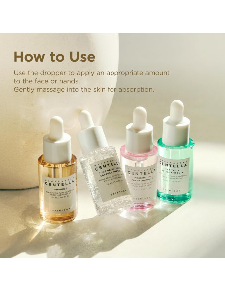 Coffret 4 Ampoules Centella Asiatica SKIN1004 | Beautystore