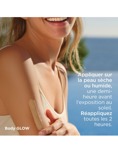 Crème Solaire Body Glow SPF30 ISDIN 200ml – Effet Lumineux | Beautystore.tn