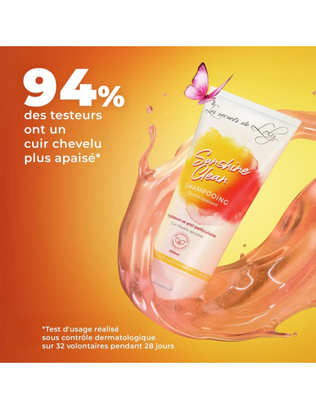 Shampoing Sunshine Clean les secrets de Loly 250ml – Anti-Pelliculaire | Beautystore.tn