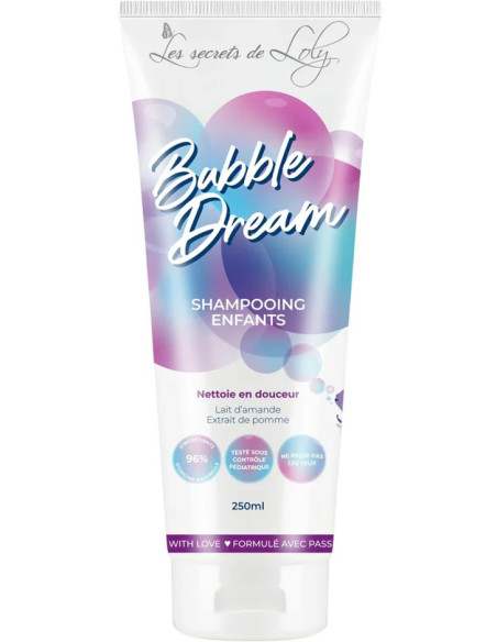 Shampoing Enfant Bubble Dream Loly 250ml – Doux Bouclés | Beautystore.tn