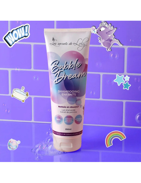 Shampoing Enfant Bubble Dream Loly 250ml – Doux Bouclés | Beautystore.tn