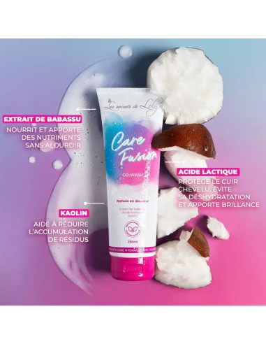 Shampoing-Crème Care Fusion Les Secrets de Loly 250ml – Co-Wash | Beautystore.tn