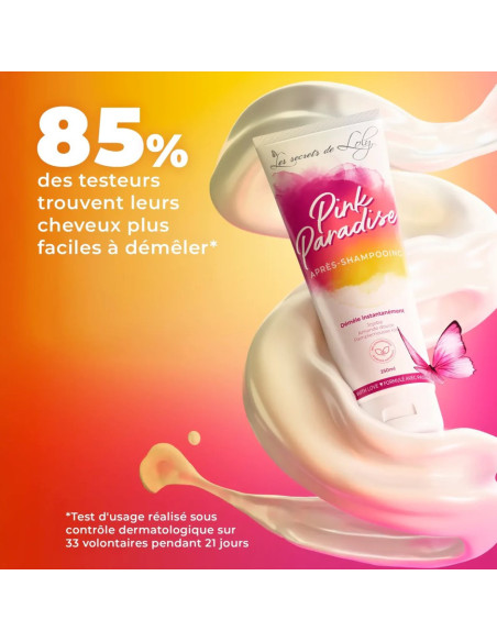 Après-Shampoing Pink Paradise Loly 250ml – Ultra Démêlant | Beautystore.tn