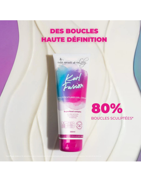 Kurl Fusion – Gel crème 3-en-1 cheveux multi-texturés 250ml | Les Secrets de Loly
