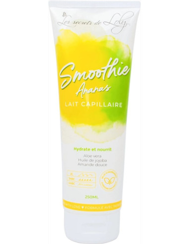 Smoothie Ananas – Lait capillaire nourrissant sans rinçage 250ml | Les Secrets de Loly
