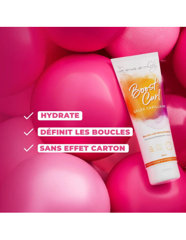 Boost Curl – Gelée capillaire boucles sans effet carton 250ml | Les Secrets de Loly