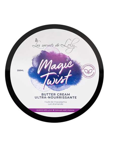 Magic Twist – Butter cream ultra-nourrissante twists & coiffures 250ml | Les Secrets de Loly