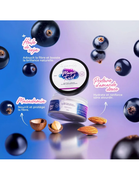 Magic Twist – Butter cream ultra-nourrissante twists & coiffures 250ml | Les Secrets de Loly