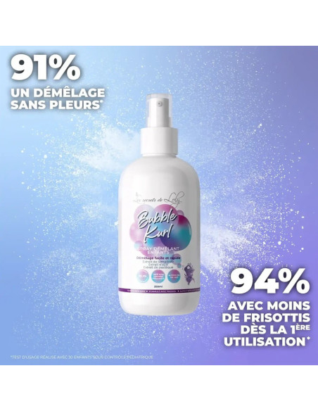 Bubble Kurl – Spray démêlant enfants bouclés dès la naissance 250ml | Les Secrets de Loly
