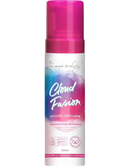 Cloud Fusion – Mousse capillaire boucles volume & définition 200ml | Les Secrets de Loly