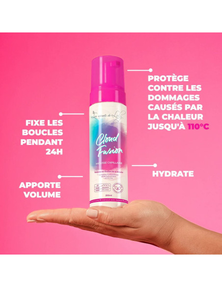 Cloud Fusion – Mousse capillaire boucles volume & définition 200ml | Les Secrets de Loly