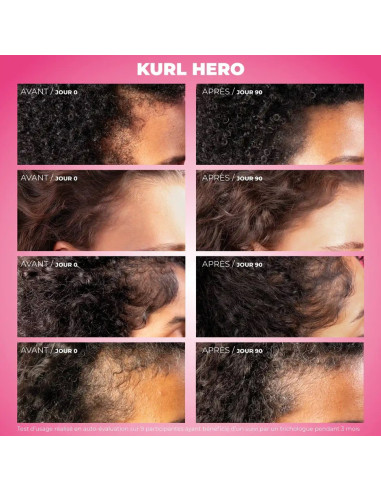 Kurl Hero – Sérum anti-chute croissance & densifiant 50ml | Les Secrets de Loly