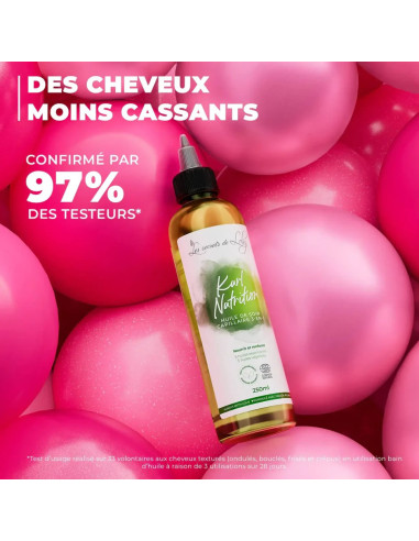 Kurl Nutrition – Huile capillaire 3-en-1 bain d'huile, finition & spray 250ml | Les Secrets de Loly