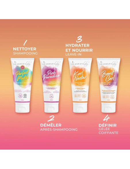 Trousse Voyage Cheveux Bouclés 4 étapes 4×100ml | Les Secrets de Loly – beautystore.tn