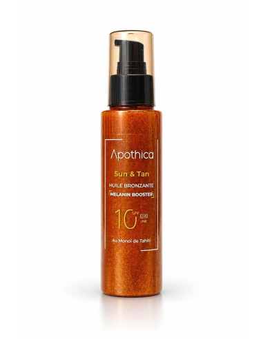 Huile d'été Bronzante Sun protect SPF10 apothica