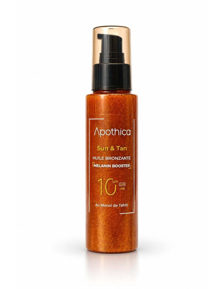 Huile d'été Bronzante Sun protect SPF10 apothica