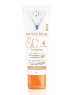 Capital Soleil "Soin Anti Tache Teinté 3en1 SPF50" 50 ml