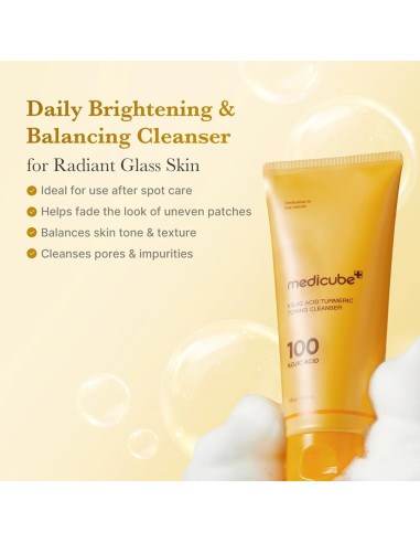 Lotion nettoyante "Kojic Acid Turmeric Toning Cleancer" 120g