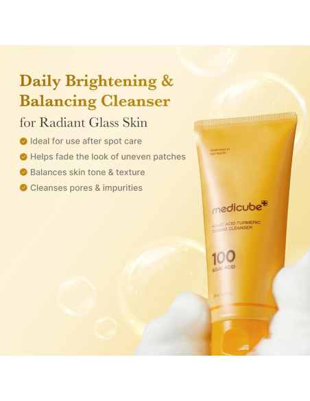 Lotion nettoyante "Kojic Acid Turmeric Toning Cleancer" 120g