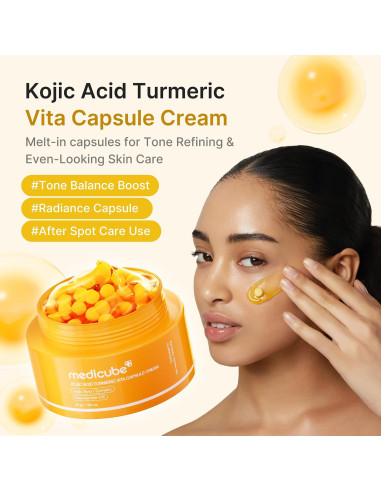 Créme "Kojic Acid Turmeric Vita Capsule Cream" 53g