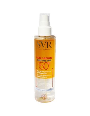 SUN SECURE "Eau solaire protectrice SPF 50+" 200 ml