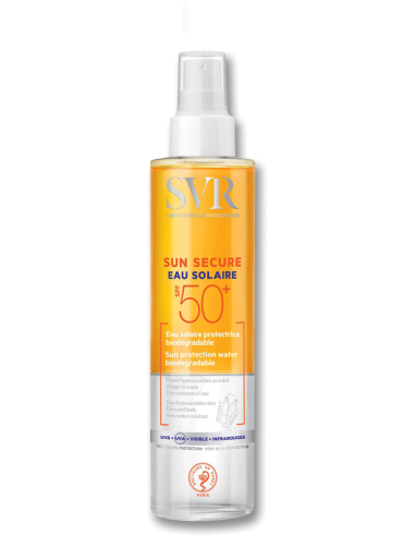 SUN SECURE "Eau solaire protectrice SPF 50+" 200 ml