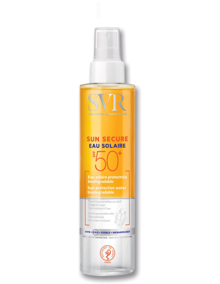SUN SECURE "Eau solaire protectrice SPF 50+" 200 ml